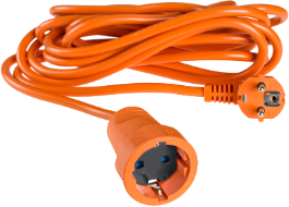 Garza - Cable alargador de corriente para jardín de 10 metros, naranja, con  toma de tierra hasta 16 Amperios (3680W) : : Bricolaje y  herramientas