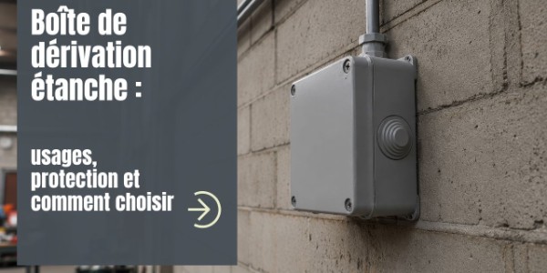 Boîte de dérivation étanche : usages, protection et comment choisir