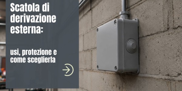 Scatola di derivazione esterna: usi, protezione e come sceglierla