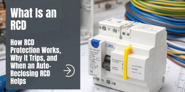 What Is an RCD? How RCD Protection Works, Why It Trips, and When an Auto-Reclosing RCD Helps