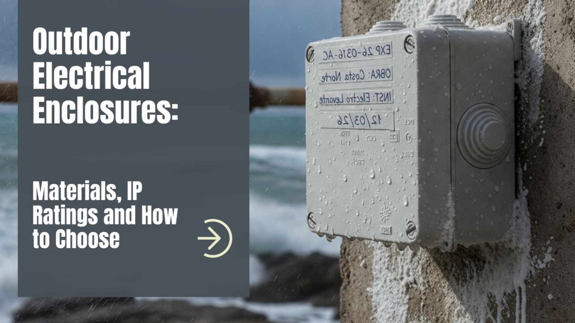 Outdoor Electrical Enclosures: Materials, IP Ratings and How to Choose