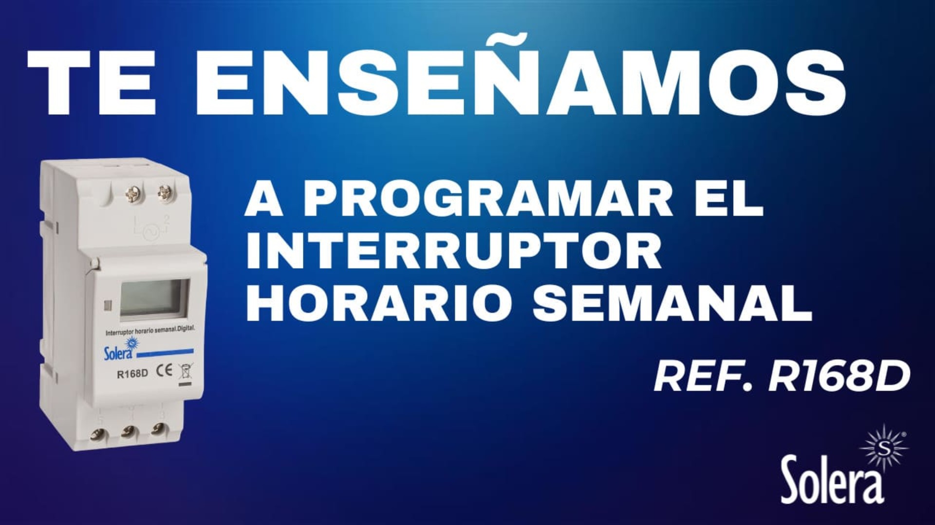 Cómo programar el interruptor horario digital R168D: guía completa