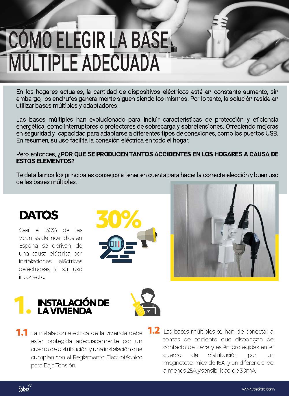 Manual de buen uso de la base múltiple